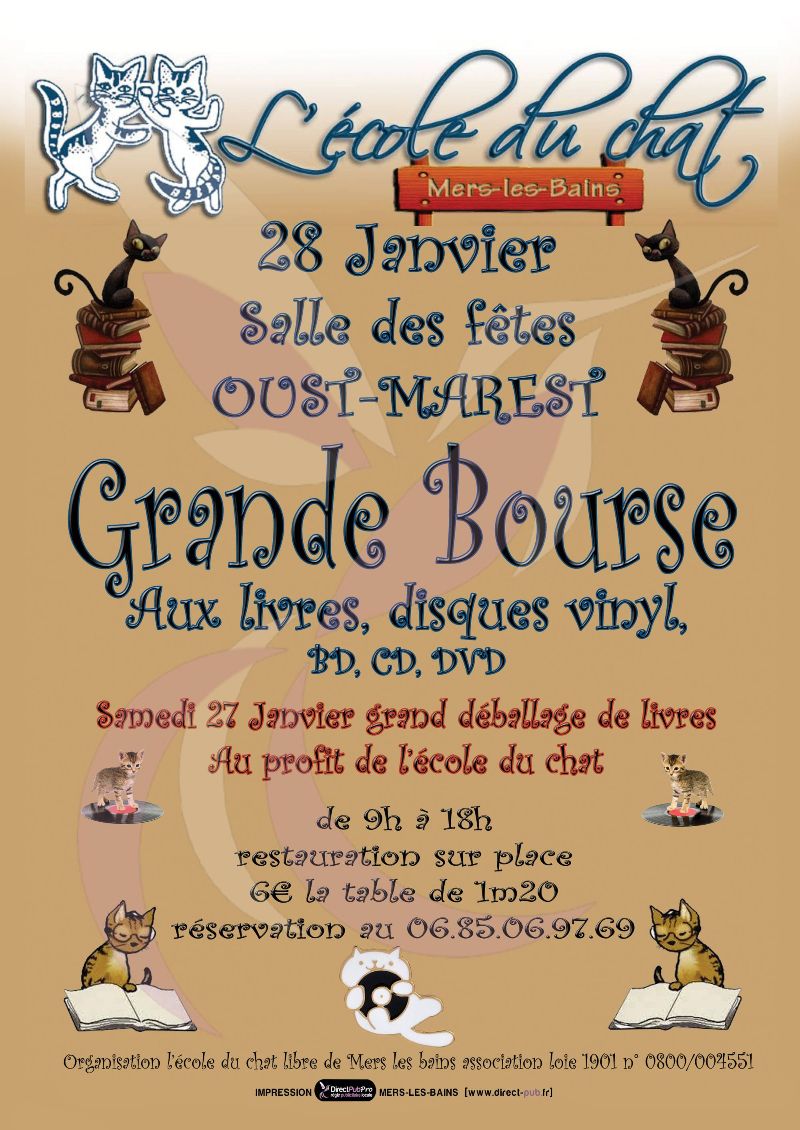 Affiches A3 Ecole des Chats de MERS