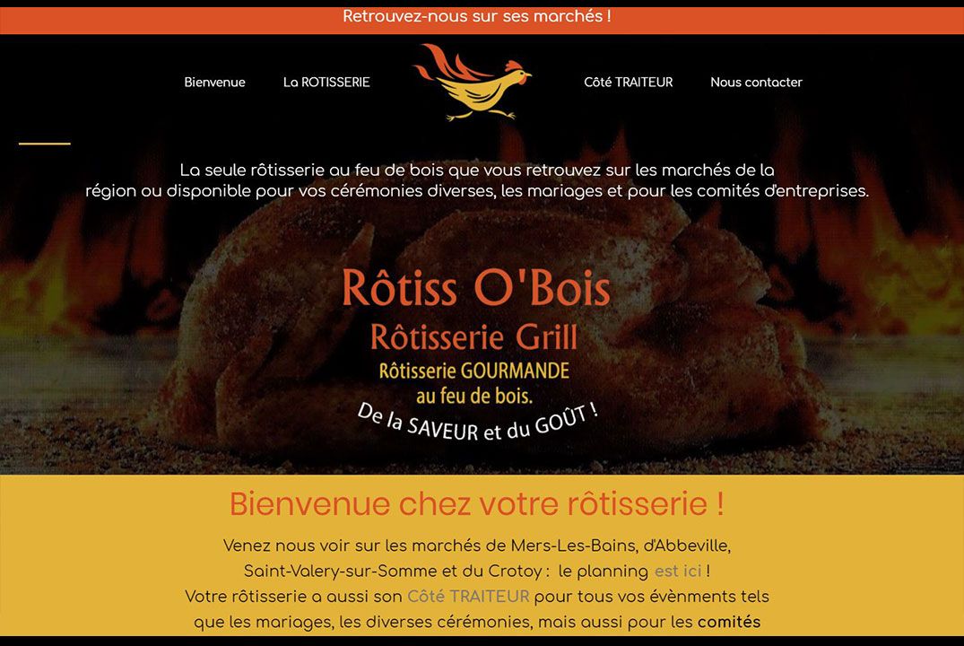 Rôtisserie au feu de bois c'est Rôtiss O'Bois