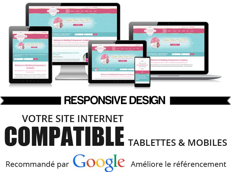 Site RESPONSIVE Web design